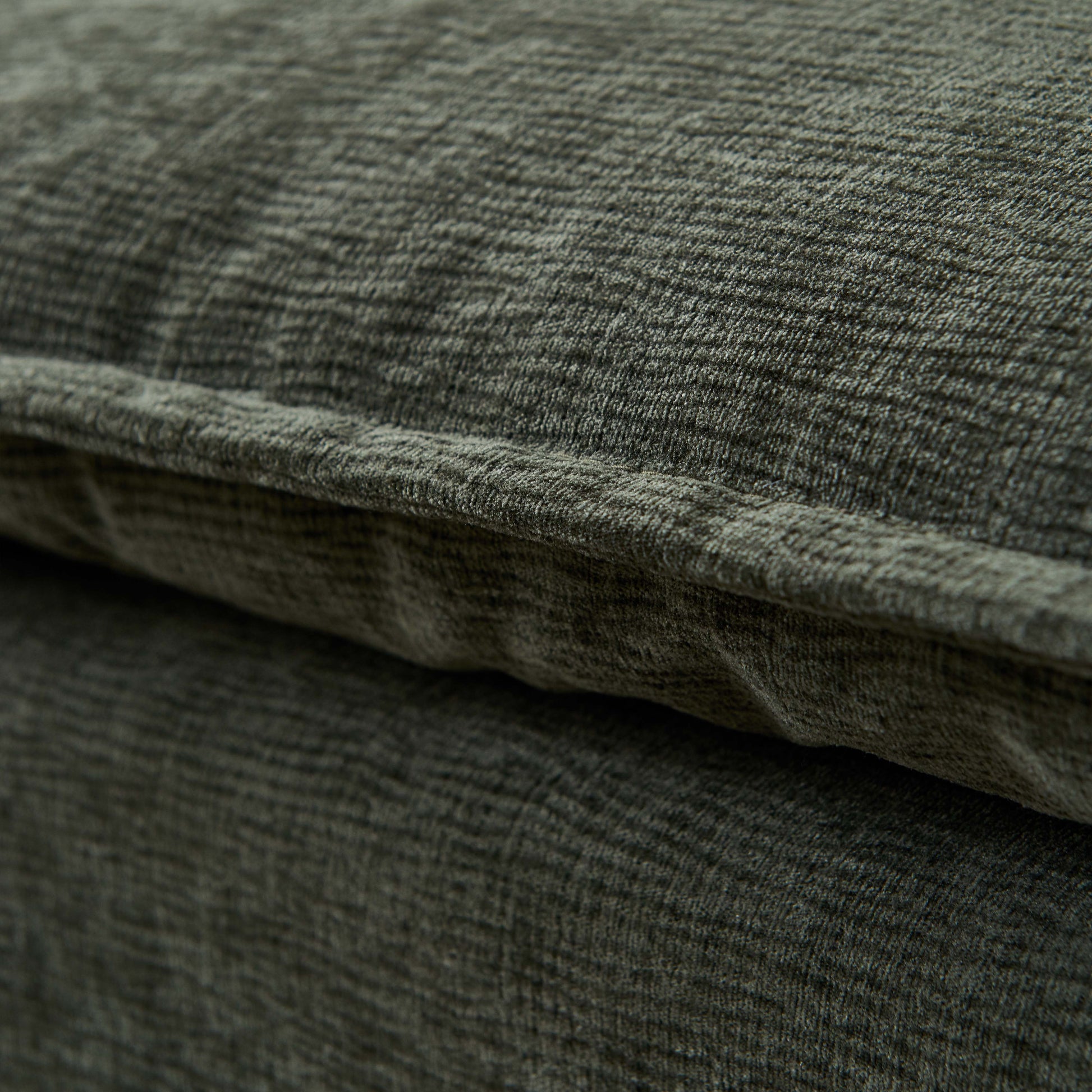 Mid Century Modern 3 Seater Sofa Couch For Living Room Modular Sectional Armless Sofa, Ultra Soft Chenille Fabric, Sturdy Frame, Comfortable And Stylish Furniture Green Foam Chenille 3 Seat