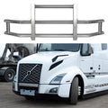 Stainless Steel Deer Guard Bumper For Volvo Vn Vnl 2004 2017 With Brackets Chrome Stainless Steel