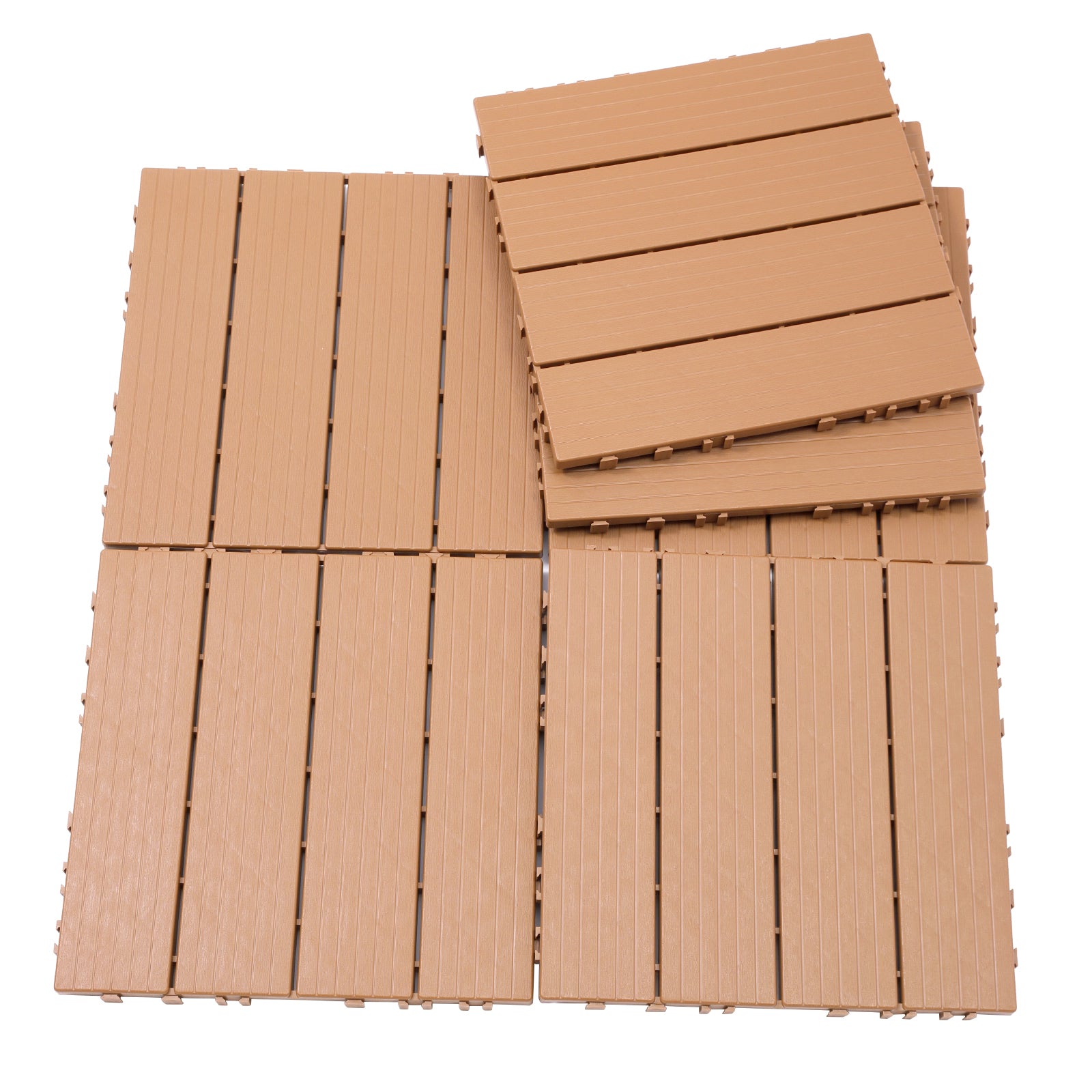 TK/A1139-11/ Miniyam Interlocking Deck Tiles, 44 Packs 11.8