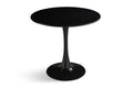 Round Dining Table Small Black Kitchen Table 31.5