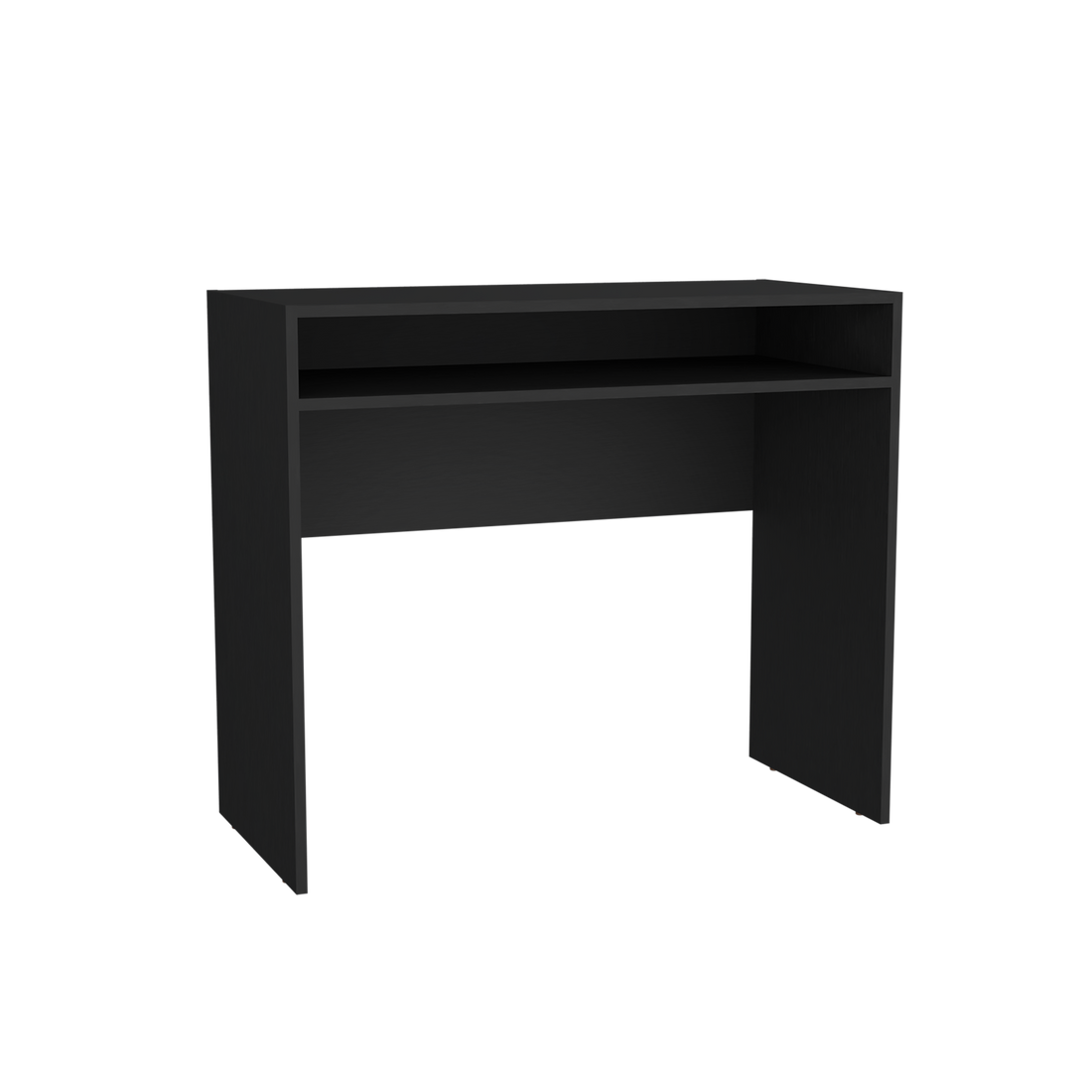 Desk Caraway, Office, Black Black Engineered Wood