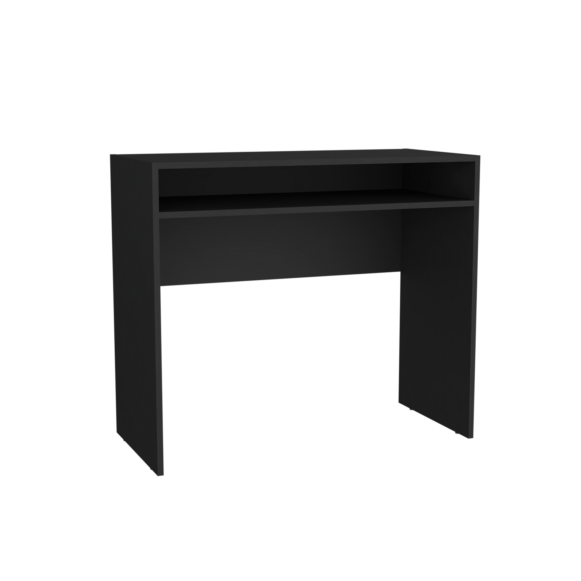 Desk Caraway, Office, Black Black Engineered Wood