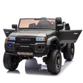 24V Two Seater Kids Ride On Car W Parents Remote Control, Licensed Toyota Lc250,4Wd,220W Motors,With Shovel,Three Point Seat Belt,Slow Start,Speed Adjustment,Bluetooth,Music For Kids Aged 3 . Gray 100 149 Lbs Polypropylene