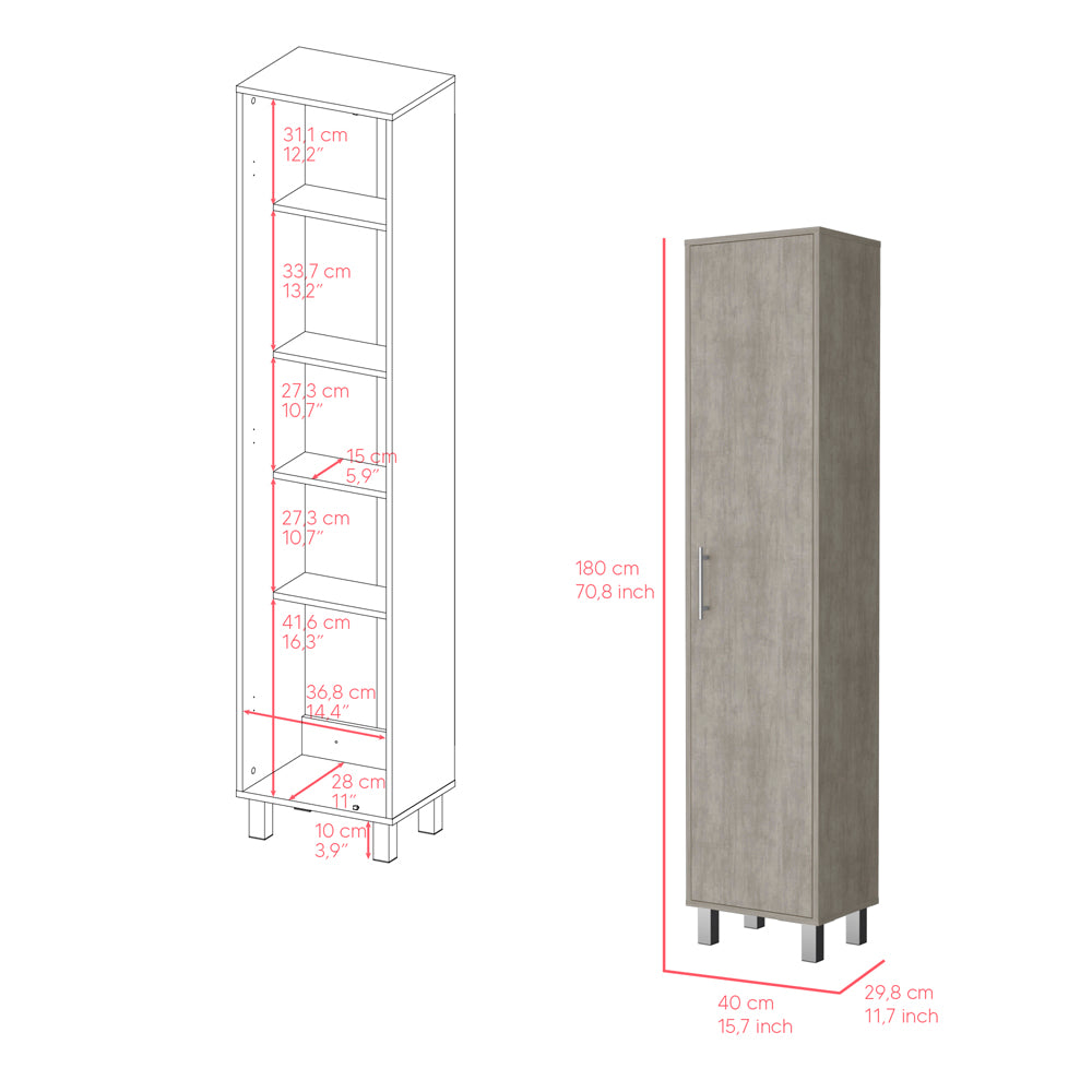 Cabinet Buccan Storage, Garage, Concrete Gray Grey Particle Board Engineered Wood