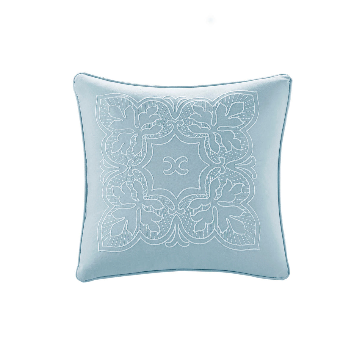 6 Piece Reversible Soped Edge Daybed Cover Set Blue Daybed Blue Polyester