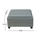Mansfield Ottoman Beacon Grey Pu