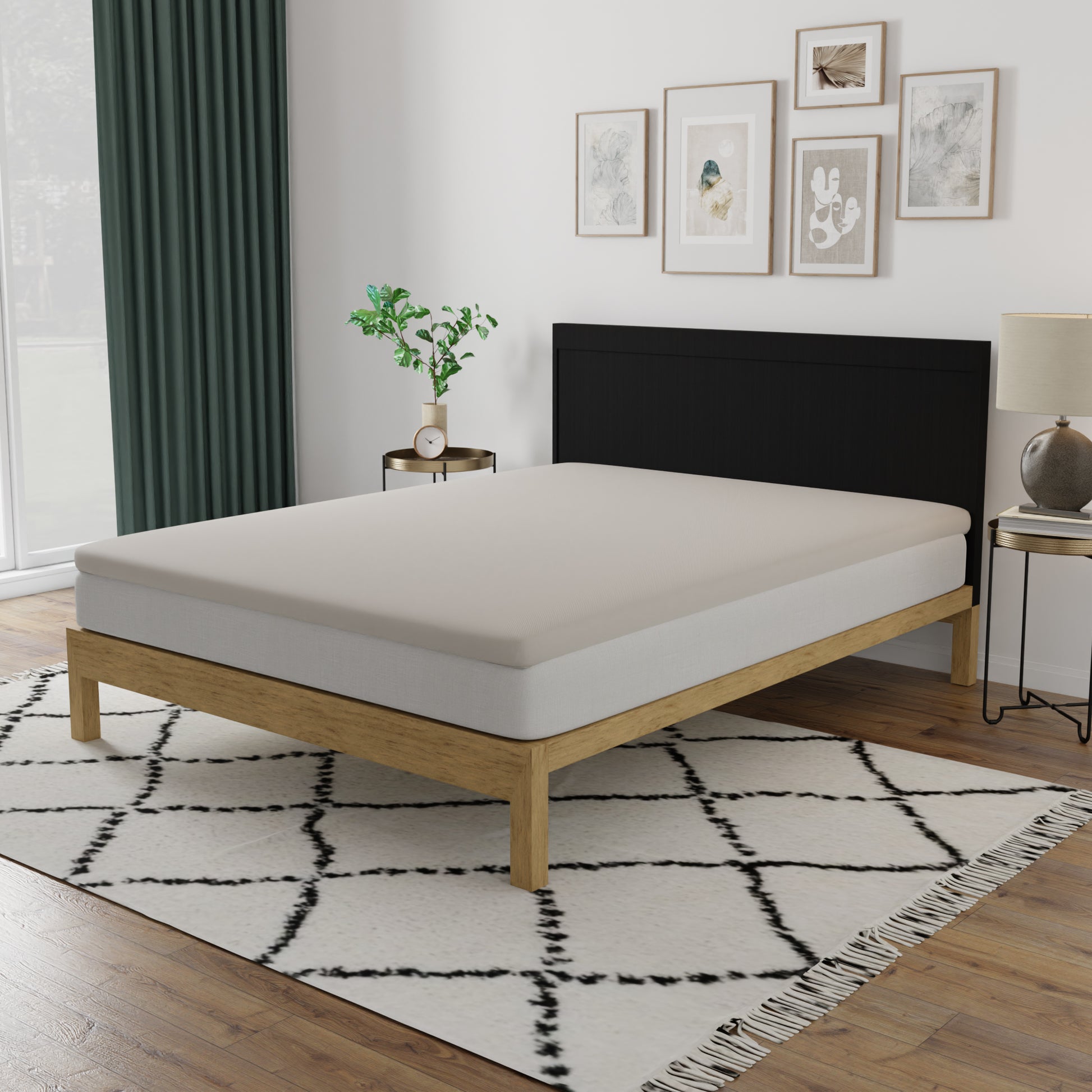 3" Gel Memory Foam Topper Twin Long White Foam Twin Xl