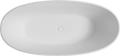 Luxury Handcrafted Stone Resin Freestanding Soaking Bathtub With Overflow In Matte White, Cupc Certified 24S06 65Mw Matte White Bathroom Freestanding Tubs Soaking Center Solid Surface