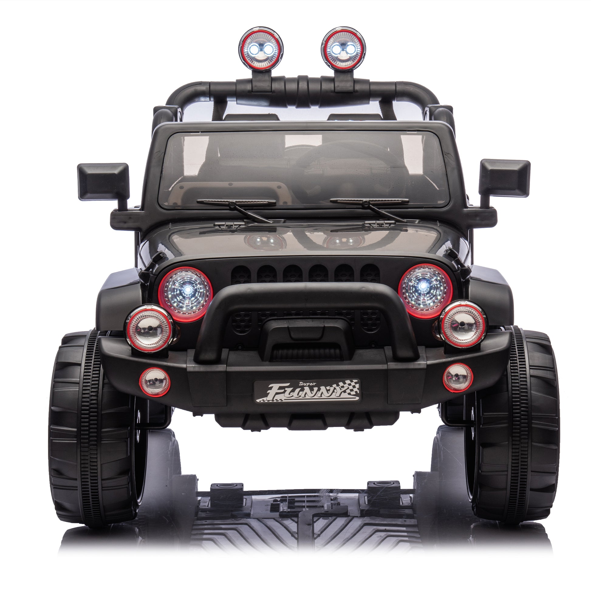 24V Kids Ride On Electric Car W Parents Control,Seat Width 19.09In,2Wd,Rear Suspension,Trunk Storage,Portable Pull Rod,Light&Searchlight,Bluetooth,Usb,Provide A Speed Of 2.5 4Mph For Kids Aged 3 8.