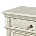 Highland Park Nightstand With Usb Cathedral White White Wood