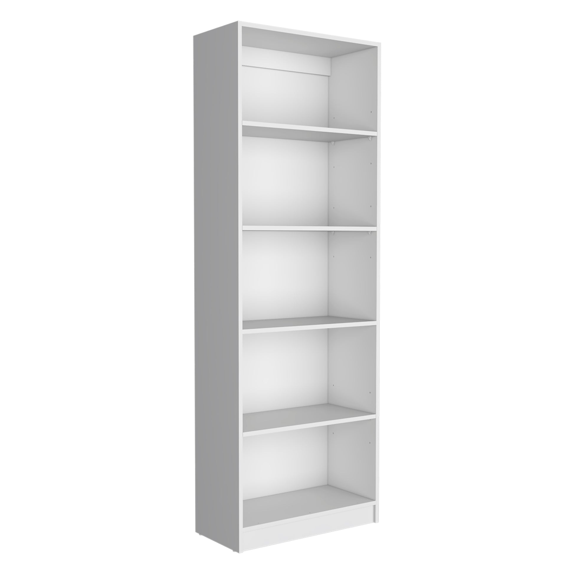 2 Piece Bookcase Living Room Set, Storage Cabinet, 49" Wide And 9 Shelves White Freestanding 5 Or More Shelves Matte White Office Shelves Included Particle Board