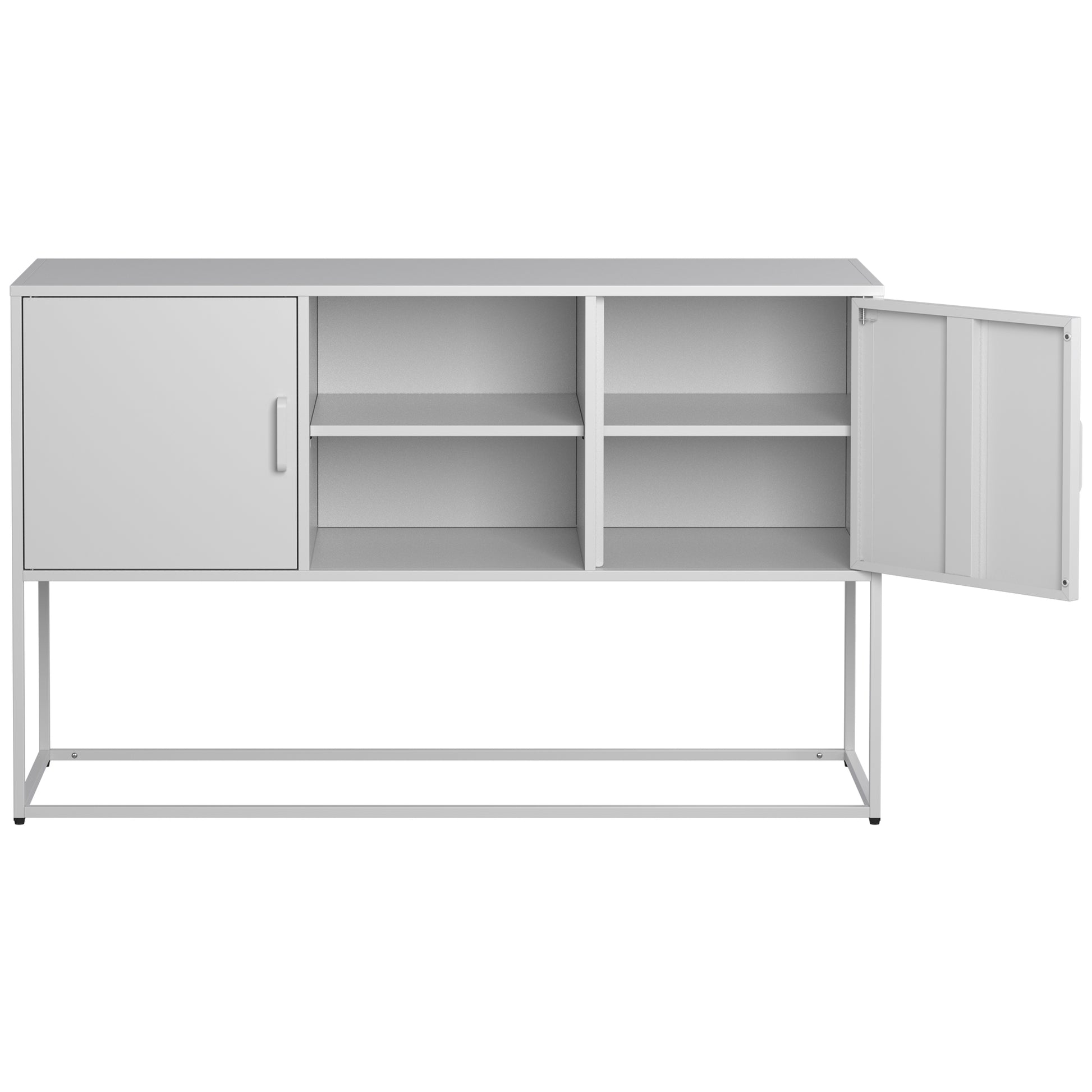 Modern Sideboard Buffet With Plenty Of Storage Space Anti Tilt Mechanism, Elegant Handles, Silent Magnetic Closures And Eco Friendly Finishes For Kitchen, Dining Room,Bed Room And Living Room Wall Mounted 5 Or More Spaces Antique White Primary Living