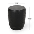 Side Table Black Concrete