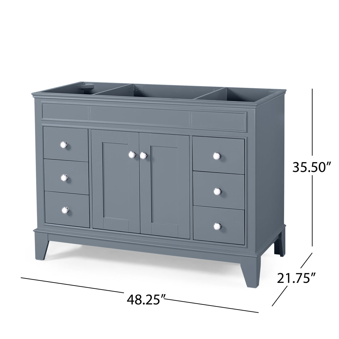 48'' Cabinet - Gray Plywood