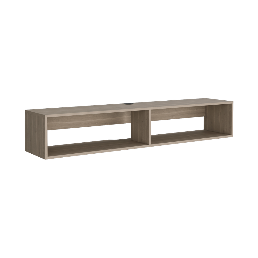 Floating Tv Stand Moore, Living Room, White Oak White Oak 60 69 Inches Engineered Wood