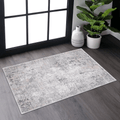 Naar Marfi Collection 2X3 Grey Multi Abstract Non Shedding Living Room Bedroom Dining Home Office Stylish And Stain Resistant Area Rug Grey Multi Polyester
