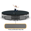 16Ft Outdoor Trampoline For Kids And Adults, Pumpkin Trampolines With Curved Poles,Heavy Duty Trampoline Anti Rust Coating Astm Approval Black Steel