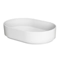 Solid Surface Basin Matte White Contemporary Solid Surface