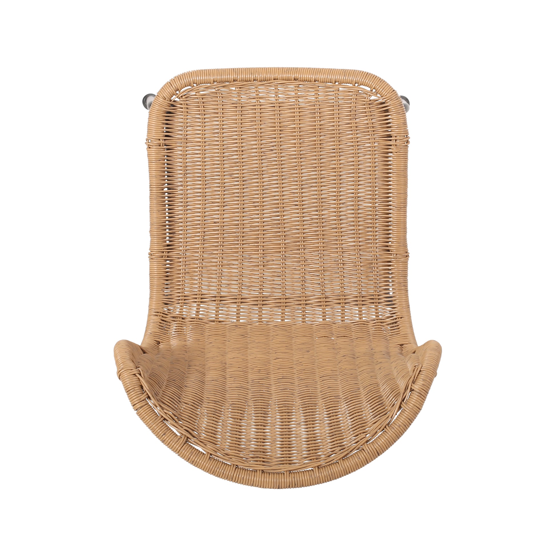 Boho Chair Set Of 2 Light Brown Rattan