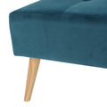 Ottoman Teal Velvet