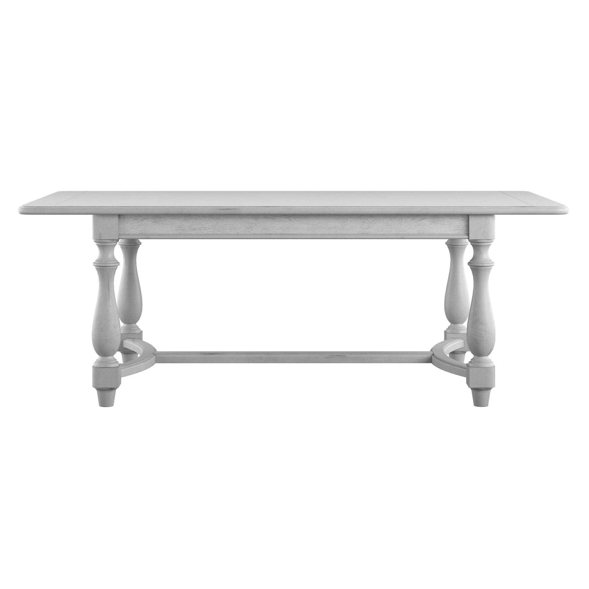 Mariano Gray Dining Table Gray Seats 6 Beach,Contemporary,Mountain Lodge,Transitional Rectangular Solid Wood