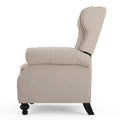 Push Rack Recliner Wheat Fabric