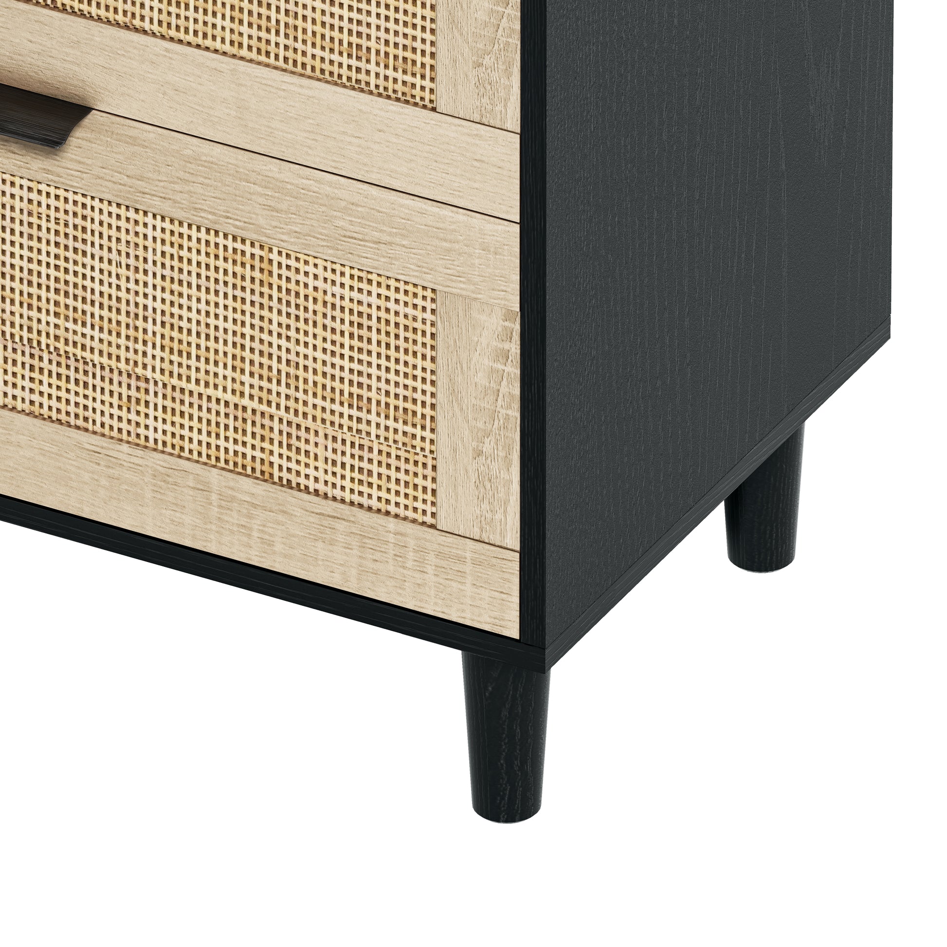 51" Rattan Dresser For Bedroom, 6 Drawer Dresser, Clothes Storage Cabi 51" Rattan Dresser For Bedroom, 6 Drawer Dresser, Clothes Storage Cabi