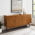 Mid Century Modern Minimalist 2 Door Sideboard