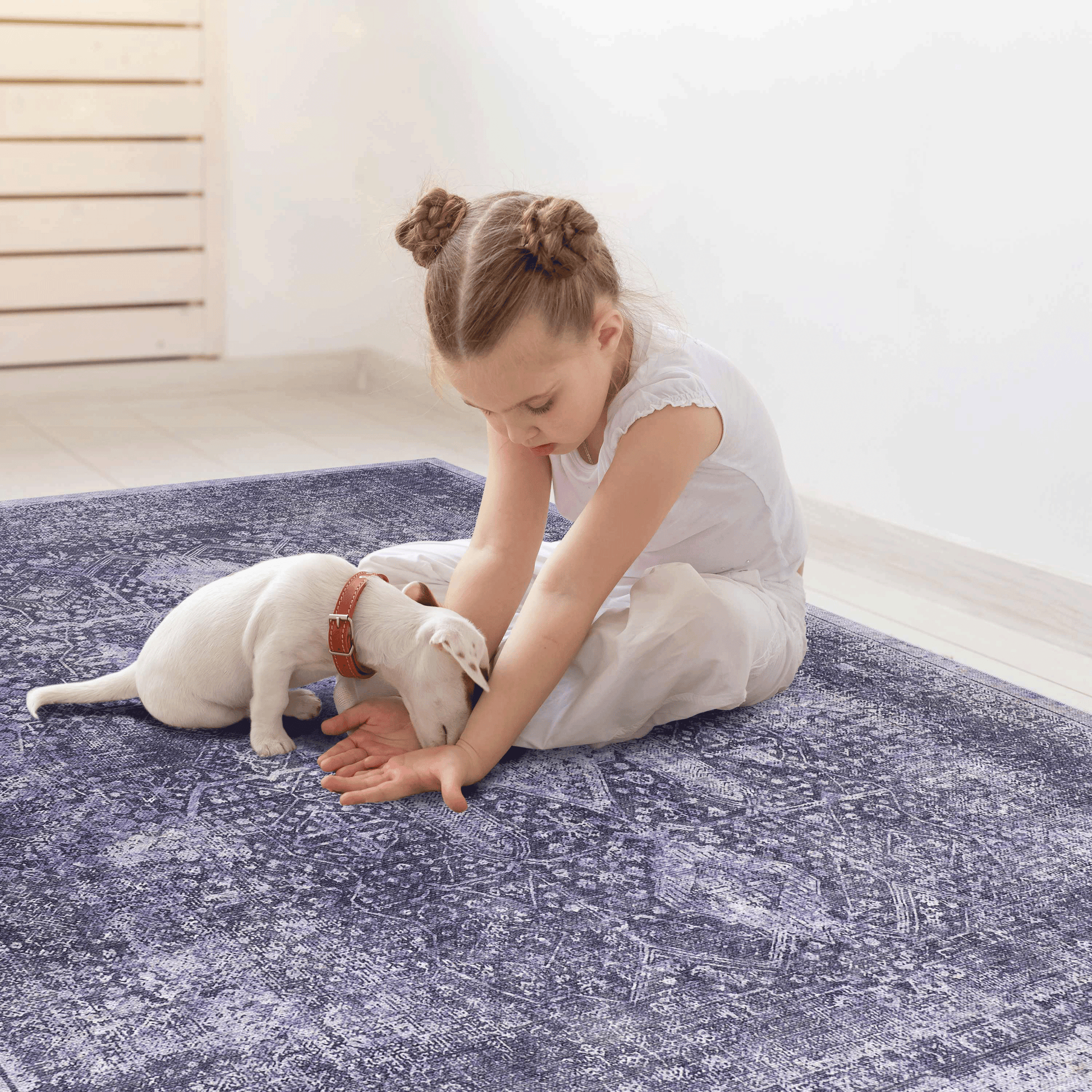 Area Rug, Washable Rug, Low Pile, Non Slip, Non Shedding, Foldable, Kid & Pet Friendly Area Rugs For Living Room, Bedroom, Kitchen, Dining Room Rug Perfect Gifts, Anthracite, 2'6'' X 10' Anthracite Chenille Polyester