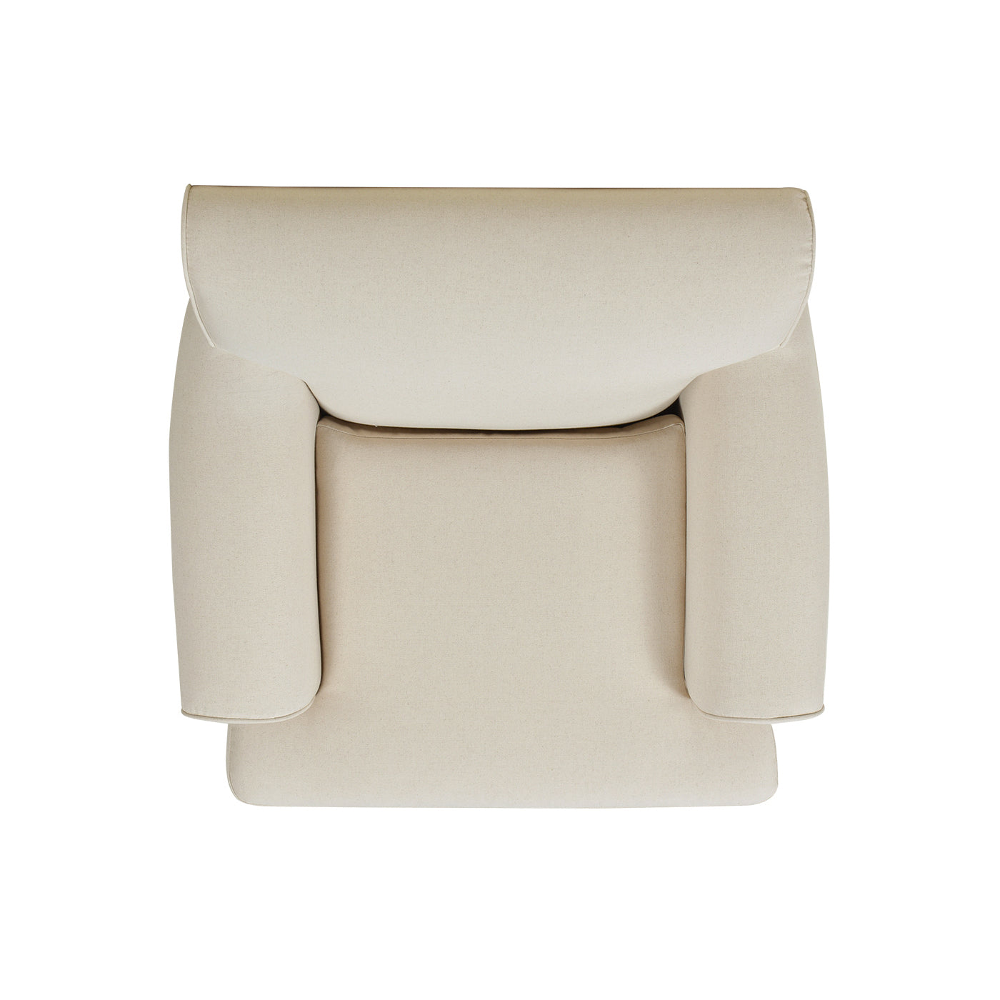 Alana 38" Lawson Accent Arm Chair Metal Casters, Light Beige Linen Beige Foam Linen