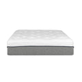 Ultra Plush 13 In. Medium Gel Memory Foam Mattress For Queen Size Bed In A Box With Double Layered Jacquard Cover Grey White Bedroom Modern Memory Foam Polyester Queen