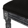 Dining Chair Black Fabric