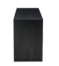 Wood Mdf Boards, 6 Drawers Dresser, Black Black Mdf