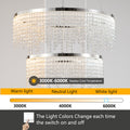 23.6 Inch Fancy Hanging Ceiling Lamps Luxury Modern Pendant Light Crystal Chandelier Chrome,Transparent Modern Crystal,Stainless Steel