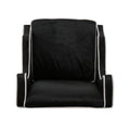 Club Chair Black Velvet