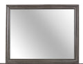 Ryder Sparkle Grey Mirror Gray Solid Wood Mdf