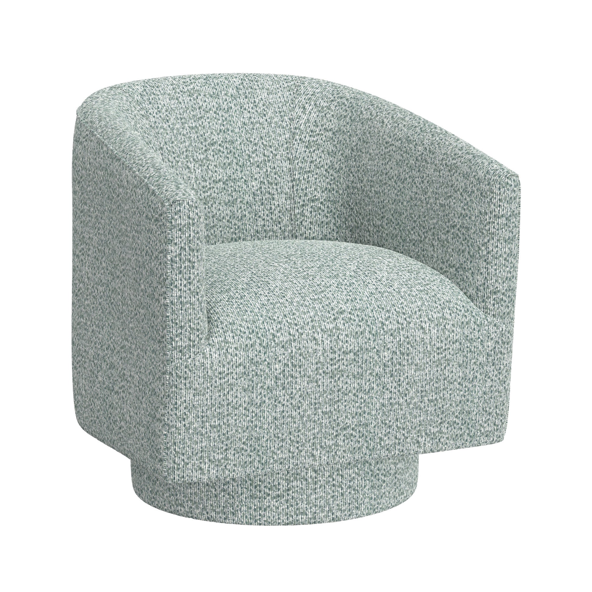 Bralin Blue Swivel Accent Chair Blue Foam Engineered Wood