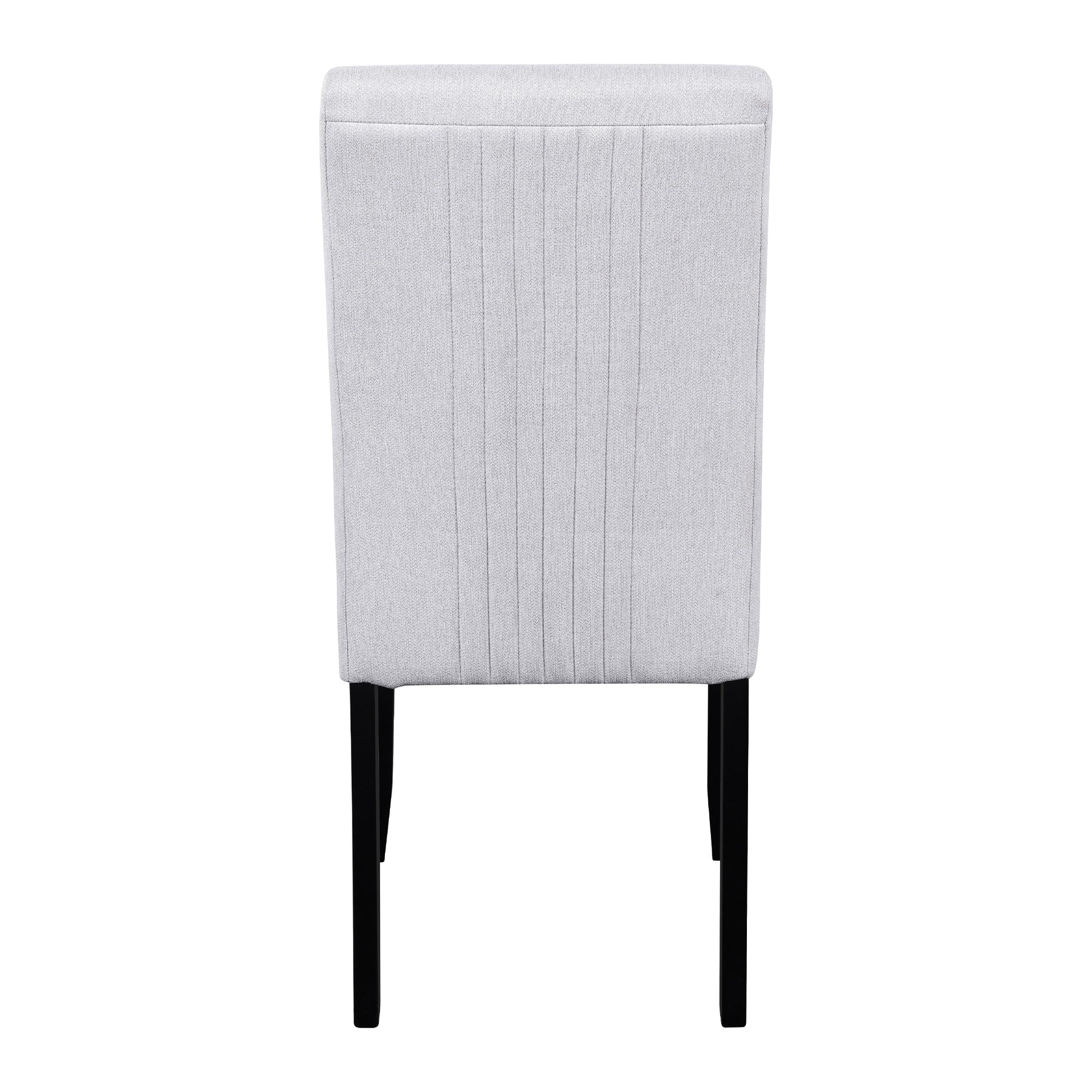 5 Piece Round Dining Table Set, 43 Inch Modern Dining Table And 4 Upholstered Chairs For Dining Room, Kitchen Room, Living Room, Easy Assembly Upholstered Chair Beige White Dining Room American Design,Farmhouse,Mid Century Modern,Modern Round Round