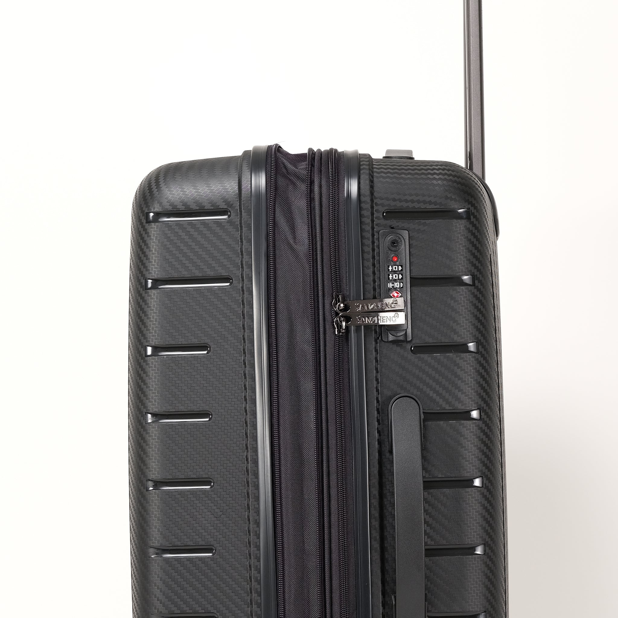 Luggage Set 3 Pieces 22 26 30 Luggage Set Wheel Luggage Pp Durable And Lightweight Rotating Hard Shell Luggage Set 3 Pieces Black Polyethylene