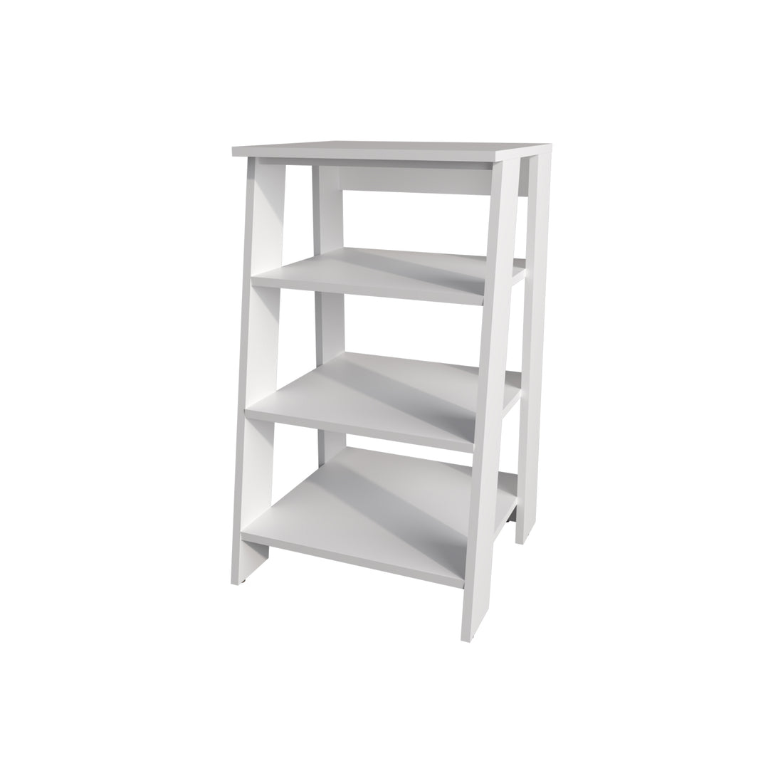 Mcneal Freestanding Bathroom Shelf With Open Storage, White White 3 18 To 23 In 24 To 31 In Bathroom Freestanding Modern 10 15 Inches Particle Board Melamine