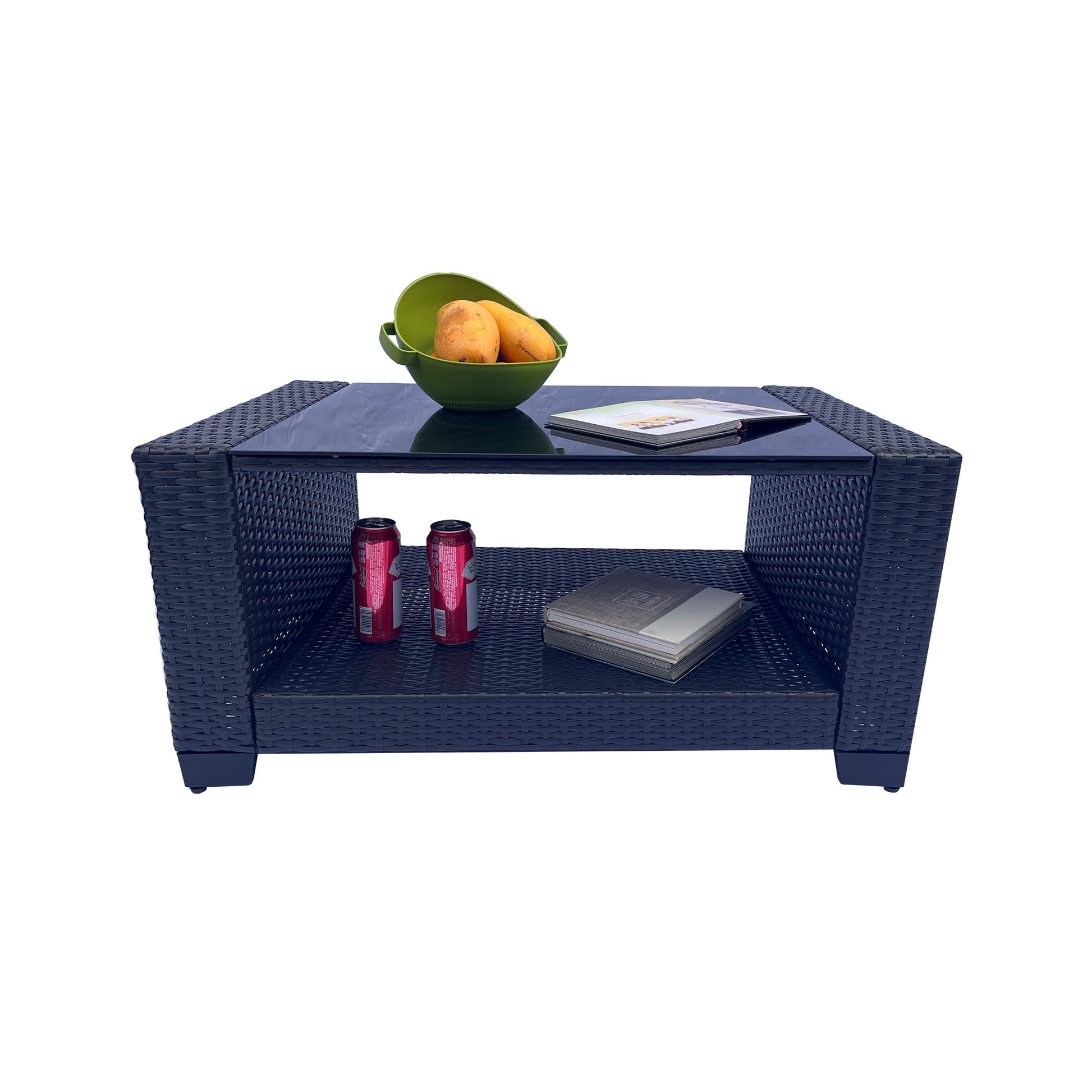 Outdoor Garden Patio Furniture 7 Piece Pe Rattan Wicker Cushioned Sofa Sets And Coffee Table, Patio Furniture Set Outdoor Couch Outdoor Couch Patio Furniture Outdoor Sofa Patio Couch Yes Complete Patio Set Gray Seats 6 Weather Resistant Frame Water