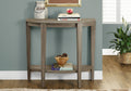 Accent Table, Console, Entryway, Narrow, Sofa, Living Room, Bedroom, Brown Laminate, Contemporary, Modern Taupe Particle Board