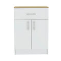 Oxford Pantry Cabinet, One Drawer, One Double Door Cabinet With Two Shelves Multicolor Mdf Engineered Wood