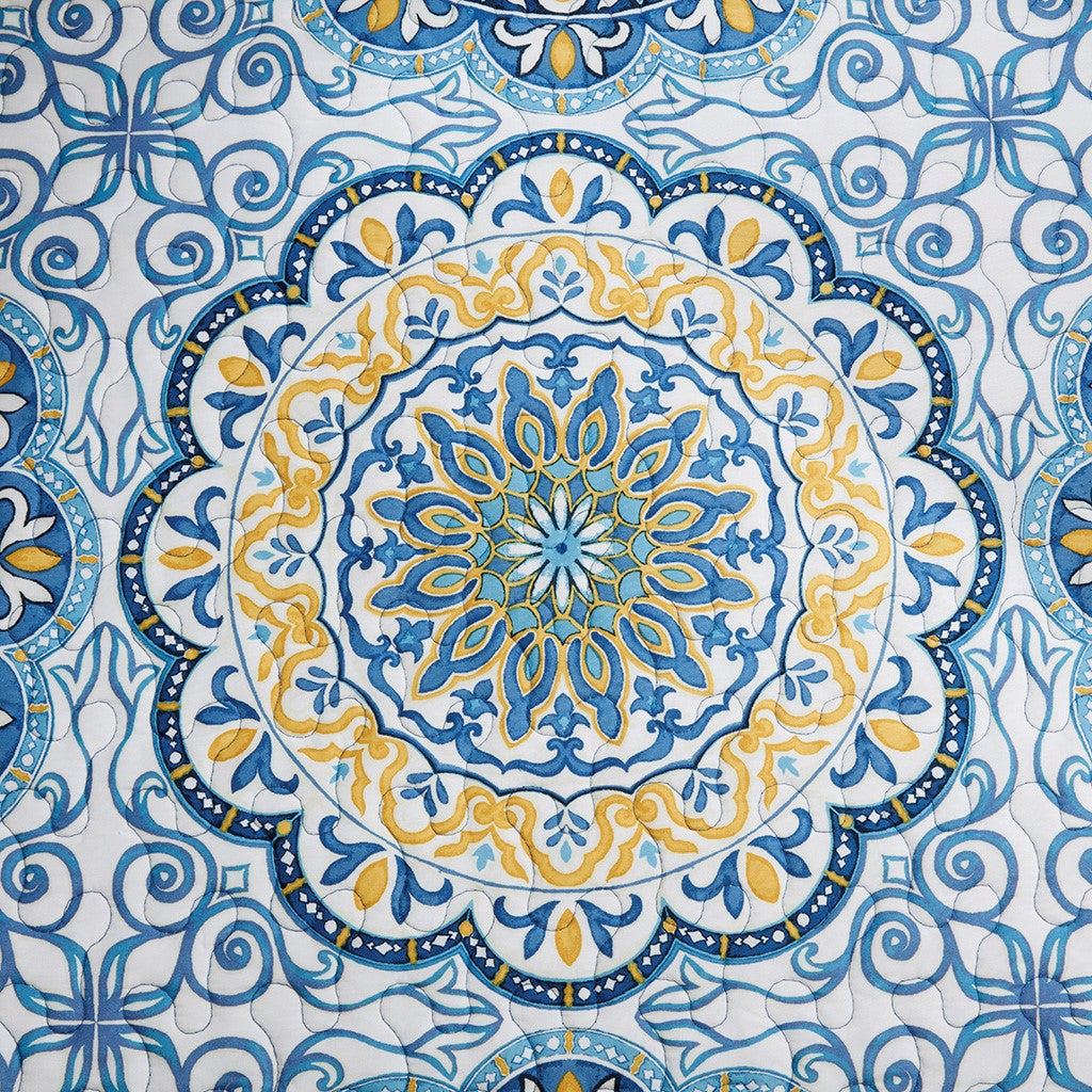 6 Piece Reversible Daybed Cover Set Blue Daybed Blue Cotton