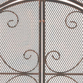 Fire Screen Black Iron
