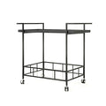 Bar Cart Black Iron