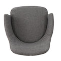 Dining Chair Light Grey Fabric