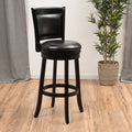 Leather Bar Stool Without Arm Espresso Leather