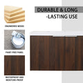 Modern Design 36 Inch Float Mounting Bathroom Vanity With Sink Soft Close Door,2 Doors 00636Caw Kd Packing California Walnut 2 Bathroom Wall Mounted Plywood Plywood