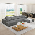 Modern Upholstered Sectional Sofa Couch Set,Modular 132